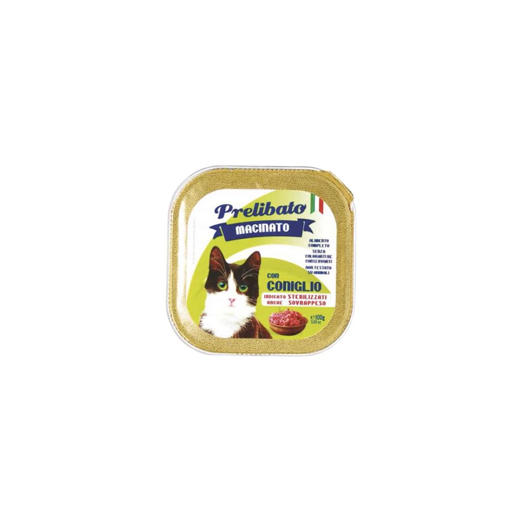 PRELIBATO GATTO CONIGLIO PER STERILIZZATI O SOVRAPPESO - G. 100